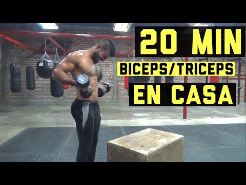 En 20 MIN Destroza Tus Biceps Y Triceps Desde CASA