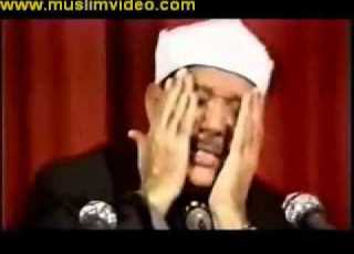  قرائت زيباي عبدالباسط همراه با گريه و تضرع