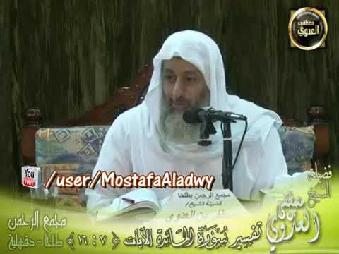 تفسير قوله تعالى ولا يجرمنكم شنآن قوم الشيخ مصطفى العدوي