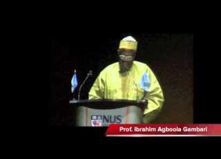 WorldMUN 2011 A Key Note Speech By Prof Gambari