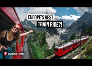  We Found France S MOST BEAUTIFUL Train Ride Glaciers Local Food Epic Views This Is Chamonix
