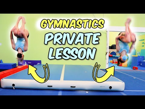 Scary Gymnastics Fail Private Lesson With Gymnast Twins Bethany G