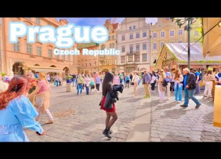 Prague Czech Republic 2024 4k HDR 60fps Walking Tour