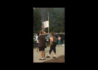  Night Activity Satmar GIRLS Camp Burns Israeli Flag