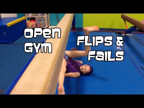 Open Gym Flips Fails Gymnastics With Bethany G