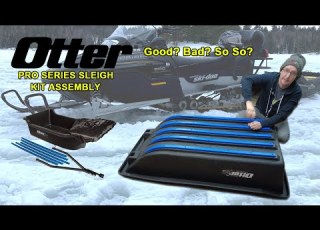 Otter Pro Series Snow Machine Sleigh Assembly And Thoughts On The Quality And The Build Speed