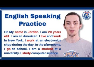 How To Talk About Yourself My Name Is Jordan English Language Fluency Listening Speaking No 12