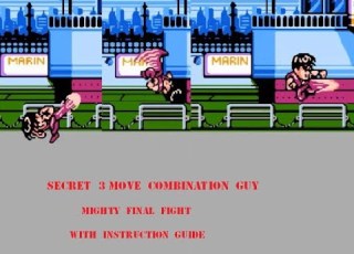 HIDDEN SECRET GUY AND CODY MOVE WITH JOY PAD MIGHTY FINAL FIGHT Nintendo