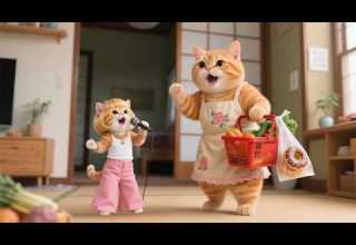 أحلام قط صغير زنجبيل بأن يصبح نجم تلفزيوني قطة الأم تظهر الحب اللطيف فيديوهات قطط مضحكة