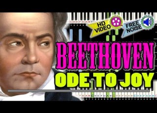 How To Play Piano ODE TO JOY Beethoven 9th Classic Music PIANOROLL