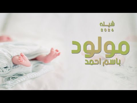 شيله مولود باسم احمد جديده 2026 احلى مولود جاني احمد شيله بشارة مولود باسم احمد حماسيه