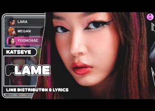 KATSEYE Flame Line Distribution Color Coded Lyrics