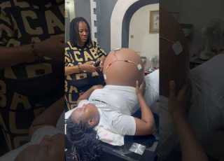 What A Quadruplets Pregnancy Looks Like Weekspregnant Pregnancybyfaith Pregnantpregnant