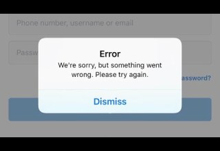 حل مشكلة تسجيل الدخول في الانستقرام Something Went Wrong