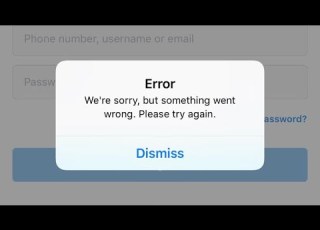حل مشكلة تسجيل الدخول في الانستقرام Something Went Wrong