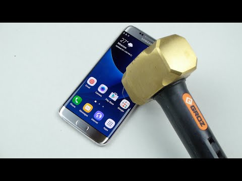 Samsung Galaxy S7 Edge Hammer Knife Scratch Test Samsung Galaxy S7 Edge Hammer Knife Scratch Test