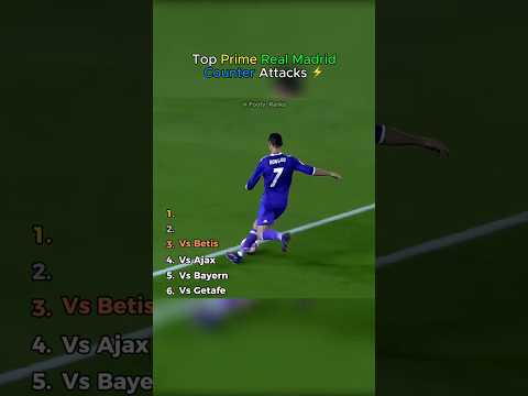 Top Prime Real Madrid Counter Attacks Top Prime Real Madrid Counter Attacks