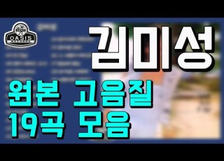 오아시스레코드 김미성 오리지날 힛송 총결산집