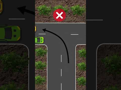 Turn Left And Make A Big Bend Turn Right And Make A Small Bend Car Manual Driving