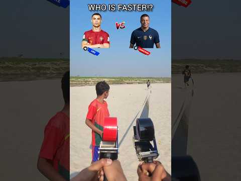 Ronaldo Vs Mbappe WHO IS FASTER Shorts Football Fans Ronaldo Mbappe Trending Viral