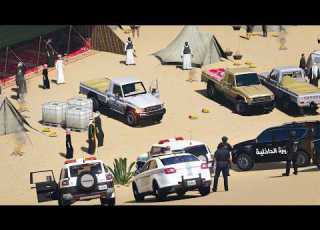  الوزير اراد اخراج راعي الشاص من الارض ظلم لكن تجي فزعه القبايل لمواجة الوزير لكن قرند GTA 5