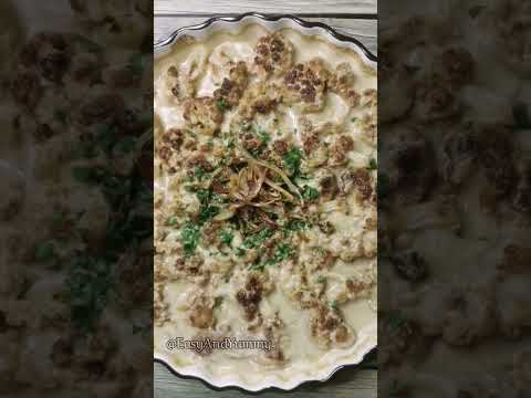 زهرة بالطحينة من أطيب الوصفات بالزهرة Cauliflower With Tahini Sauce Recipe Shorts Viral