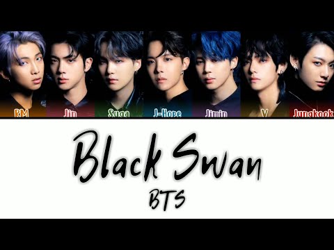 BTS BLACK SWAN Lyrics 방탄소년단 BLACK SWAN 가사 Color Coded Lyrics Han Rom Eng