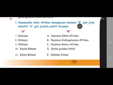 Saayinsii Naannoo Kutaa 6ffaa Boqonnaa 1 Part 5