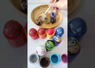 ASMR 28 Spider Man Spoon Marvel Avengers Logic Game ASMR スプーンの使い方 Shorts Marblerun Asmr