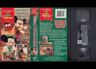 Walt Disney World At Home Holiday Crafts Treats 1996 VHS 60fps