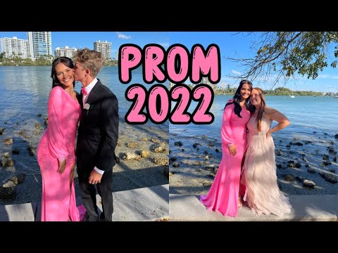 MY CLASS OF 2022 SENIOR PROM GET READY WITH ME FOR PROM EMMA AND ELLIE