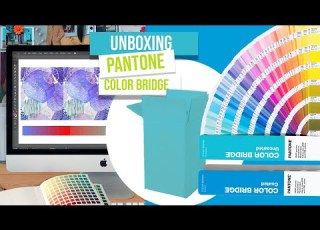 Unboxing Pantone Color Bridge Coated Uncoated Set RGB To CMYK Process 4 Color Chart GP6102A
