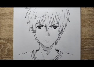  تعلم رسم كوروكو خطوة بخطوة تعليم رسم كوروكو من انمي كوروكو نو باسكت