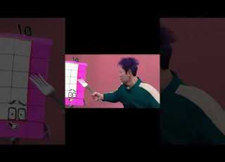 Numberblock 18 Vs Thanos AI Shorts Ai Edit