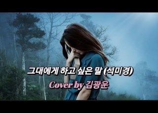 그대에게 하고 싶은 말 석미경 Cover 김광운