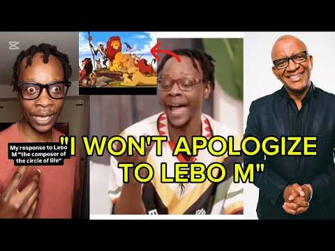 Lion King Composer Lebo M Fires Back At Comedian Learnmore Jonasi Over Viral Joke