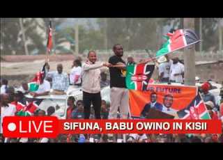  Live Sifuna Babu Owino Orengo Governor Kang Ata Taking Kisii By Storm Linda Mwananchi Rally