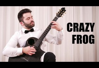 Classical Guitarist Discovers CRAZY FROG Axel F Popcorn Blue Luca Stricagnoli