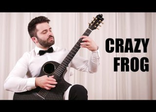 Classical Guitarist Discovers CRAZY FROG Axel F Popcorn Blue Luca Stricagnoli