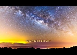 Hayley Westenra The Future Subtitled Lyrics With Timelapse Stars Sky Flowers Nature