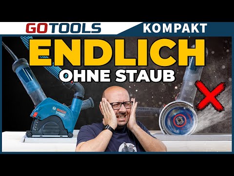 WOW Winkelschleifer Mit Perfekter ABSAUGUNG NEUE BOSCH Winkelschleifer Modelle GWX 14 GWS 17