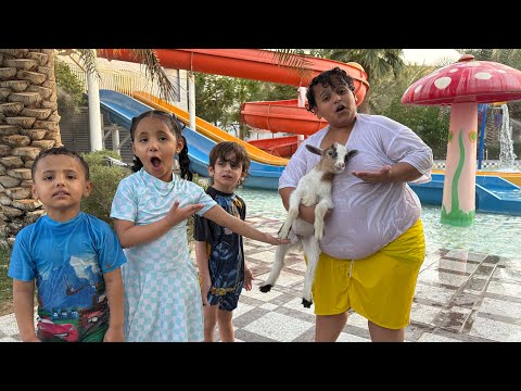 سكتش العيال سرقو ماعز البطريق ونزلو بالزحليقه سكتش العيال سرقو ماعز البطريق ونزلو بالزحليقه