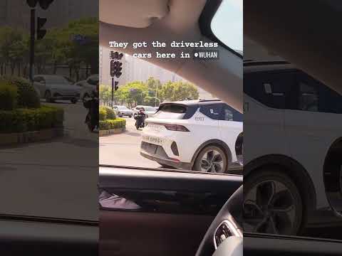 Driverless Cars In Wuhan China Wuhan China Driverless Taxi