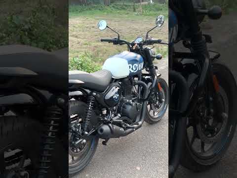 Royal Enfield Hunter 350 Rebel Blue Royalenfield Hunter350 Reels Shorts