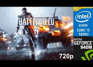  Battlefield 4 On HP Pavilion 15 Ab032TX High Setting 720p Core I5 5200u Nvidia Geforce 940m