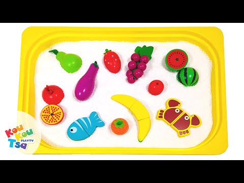 Μαθαίνουμε τα φρούτα και τα λαχανικά Εκπαιδευτικό βίντεο για νήπια