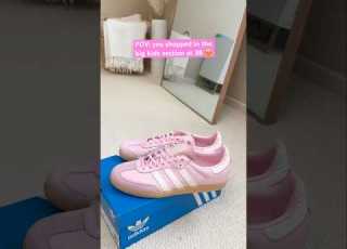 The Cutest Pink Shoes Samba OG PINK WHITE GUM Adidas Unboxing Pink Sneakers