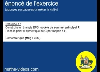 Triangle Rectangle Et Cercle Circonscrit 5 4ème