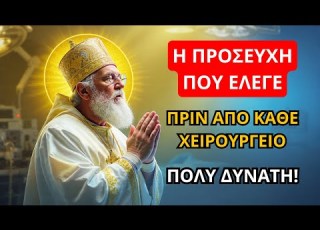  Άγιος Λουκάς Η προσευχή που έλεγε πριν από κάθε χειρουργείο πολύ δυνατή
