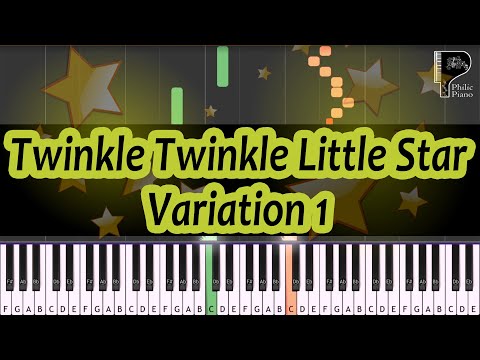 Variation 1 Twinkle Twinkle Little Star Mozart